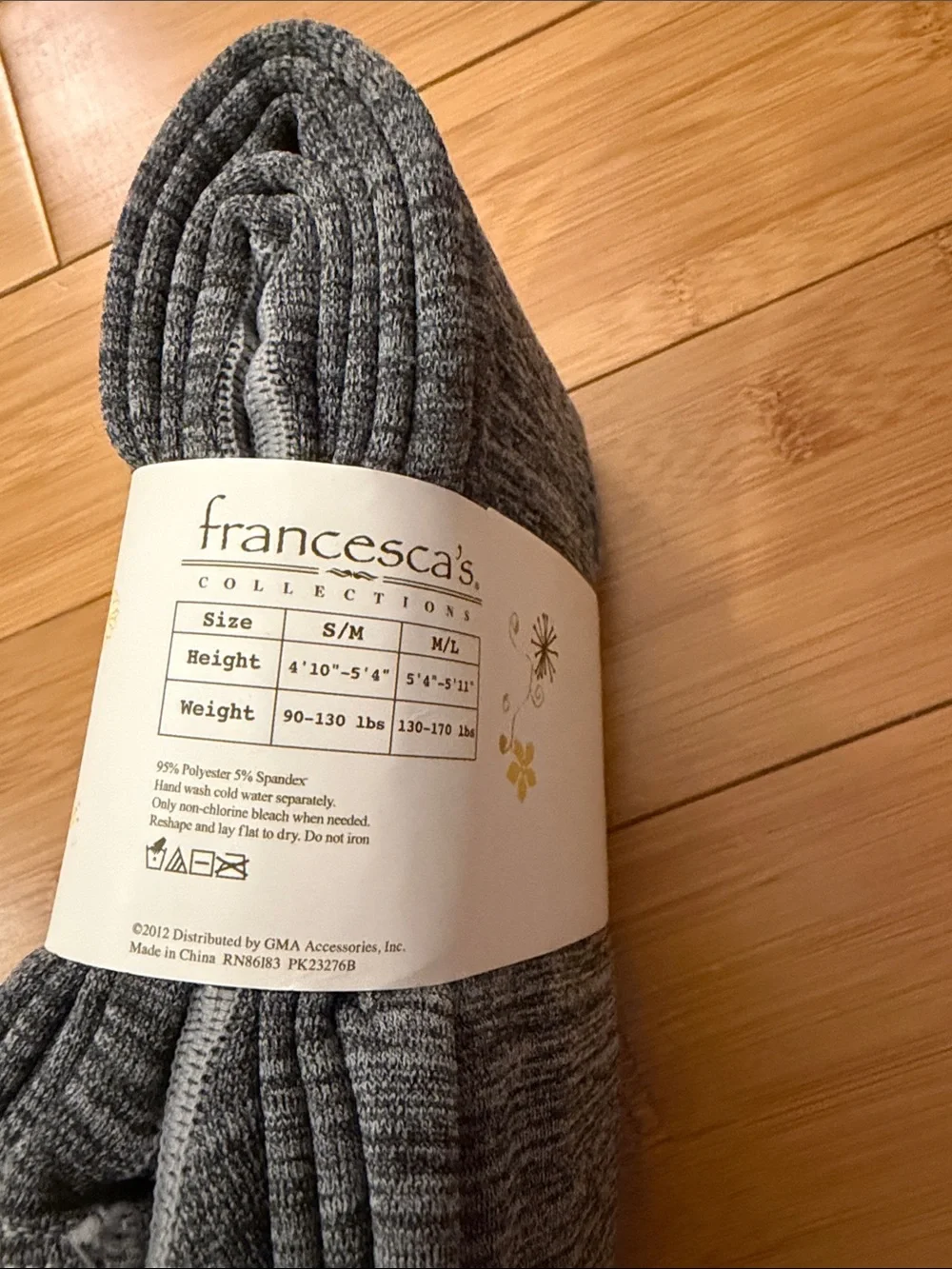 Francesca's Collections Gray Marled Tights. NWT.